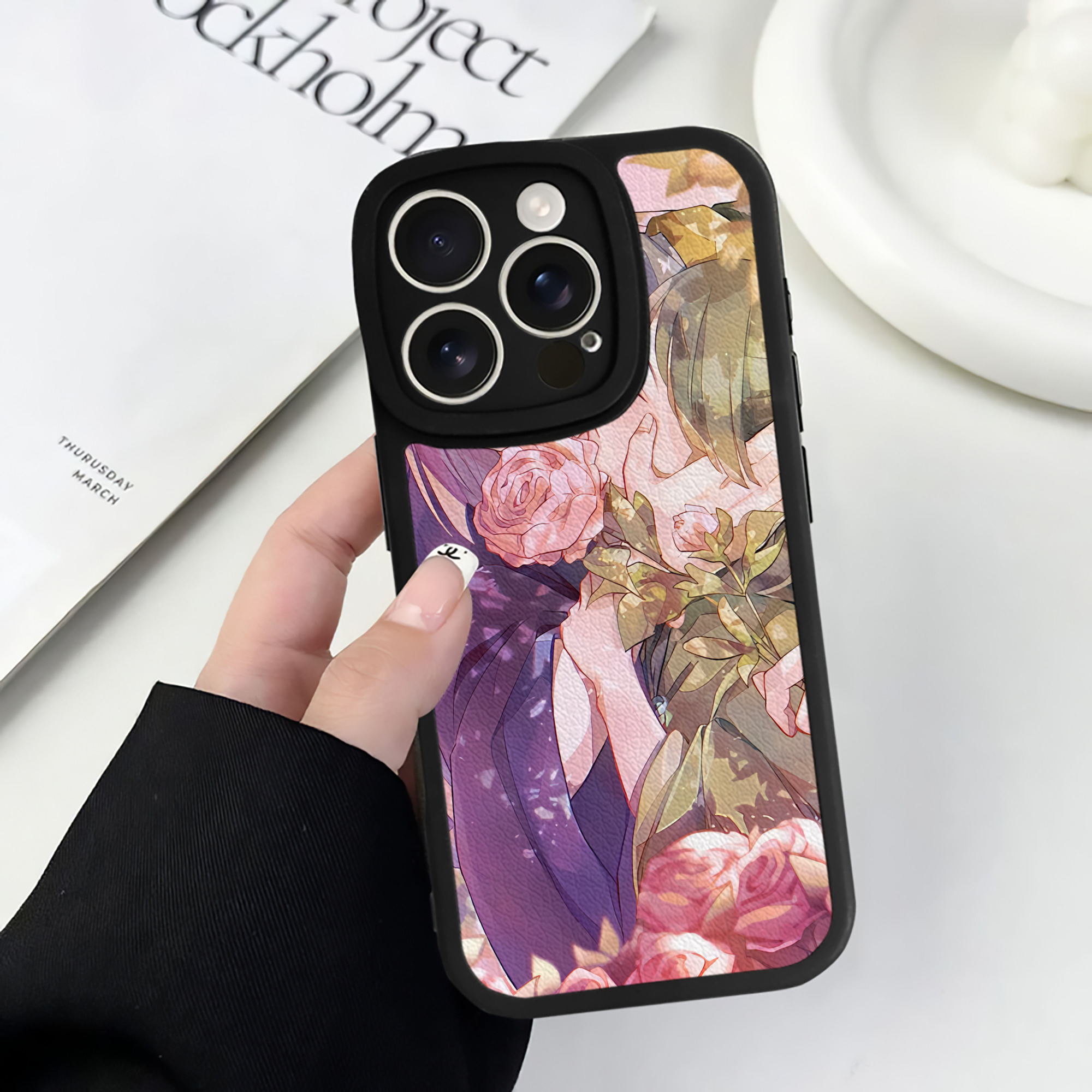 薬屋のひとりごと The Apothecary Diaries 【iPhone 16シリーズ対応】シリコンスマホケース（レザー調） 材質：シリコン